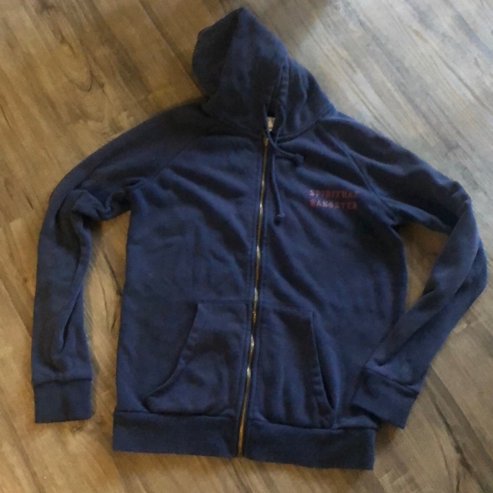 Spiritual Gangster Navy Blue Hoodie